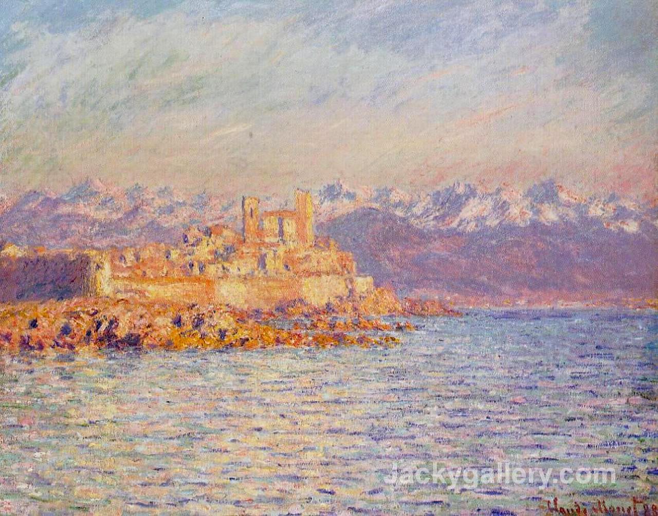 The Bay of Antibes by Claude Monet paintings reproduction